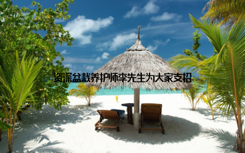 资深盆栽养护师李先生为大家支招