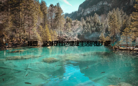 我想, 这就是绿色健康生活的魅力吧