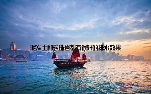 泥炭土和珍珠岩都有很好的排水效果