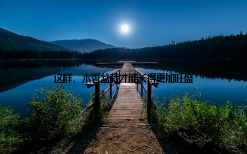 这样, 木香盆栽才能长得更加旺盛